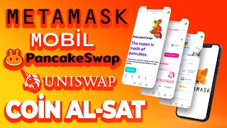 Metamask Coin Alma ve Coin Satma | Pancakeswap, Uniswap ve Opensea Mobil Kullanı