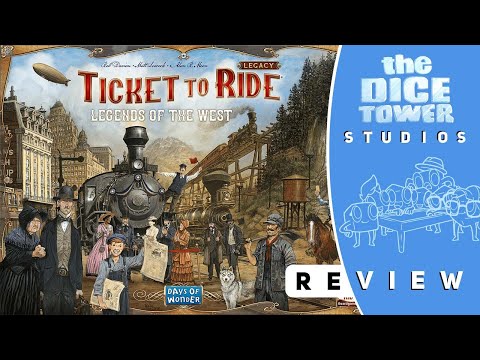 Настільна гра Lord of Boards Ticket to Ride: Legends of the West Квиток на поїзд: Легенди Запода, Англ.