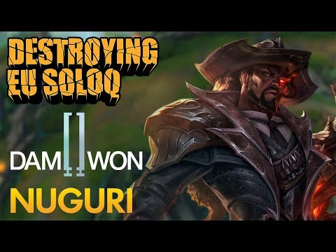 Destroying EU SoloQ: Damwon Nuguri - Lucian Top Lane - KDA 17/5/5
