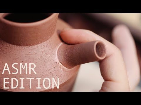 Creating Pottery Pouring Vessels — ASMR Edition