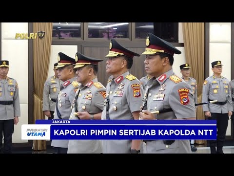 KAPOLRI PIMPIN SERTIJAB 2 KAPOLDA DAN KENAIKAN PANGKAT 49 PATI POLRI