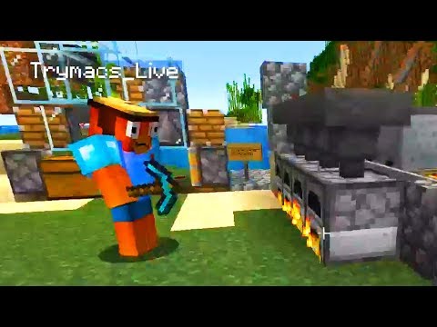 Trymacs Reaktion auf Super Farm! - Minecraft mit Trymacs, Rewinside und Rumathra #05
