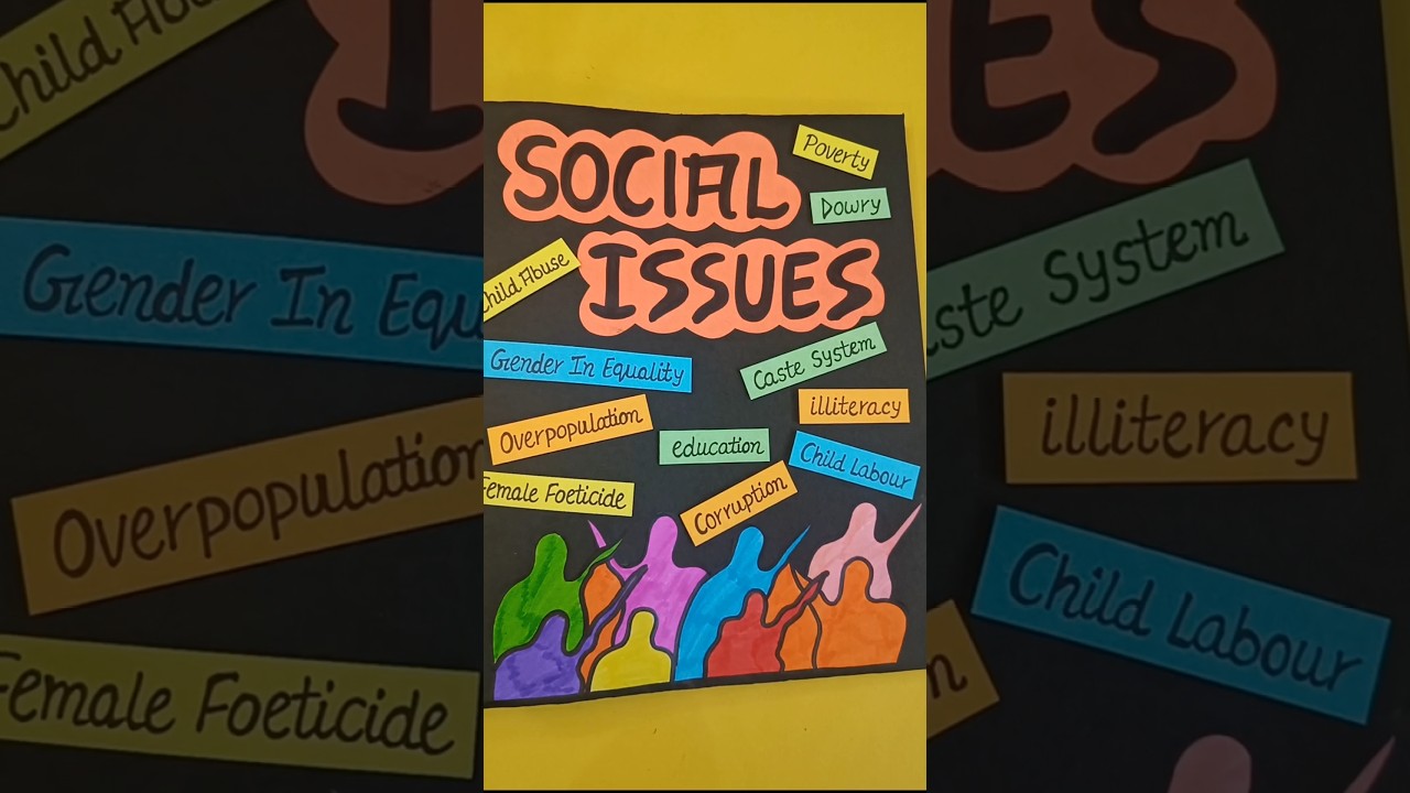 Project On Social Issues Class10th #socialissues #class10 #project #projects #sst #sstproject #short