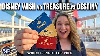 Disney Wish, Treasure & Destiny: The HONEST Comparison Guide