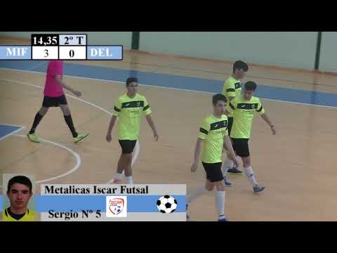 Asofusa Liga juvenil Metalicas Iscar futsal vs C D Delicias F S  6 0 09 02 2020