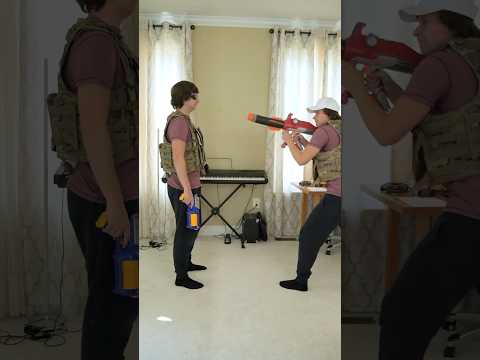 When you use a weapon with splash damage in a game