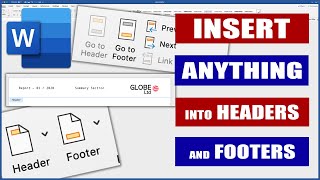 Insert Anything into Headers and Footers | Microsoft Word Tutorials