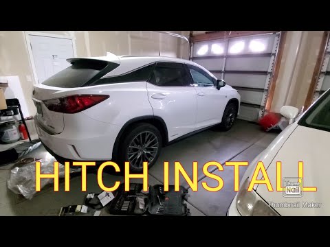 Lexus RX450H Lexus RX350 hitch install