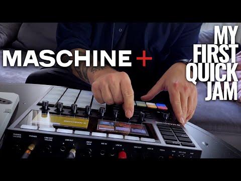 Maschine+ My first beatmaking session!