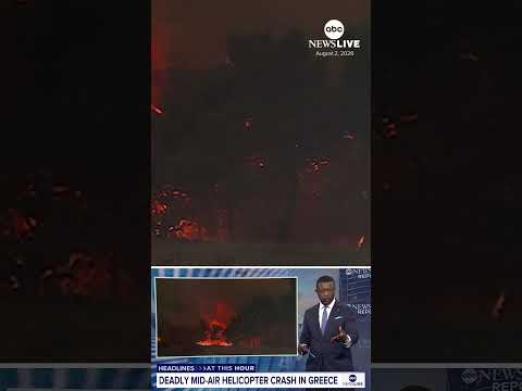 2 dead as firefighting helicopters collide over Greece wildfire: Officials