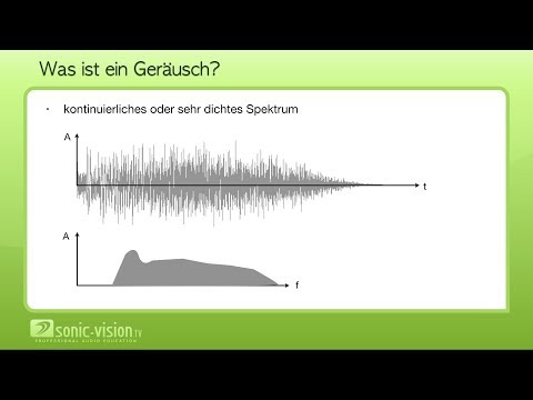 2.6 Schallereignisse und  Frequenzbereiche