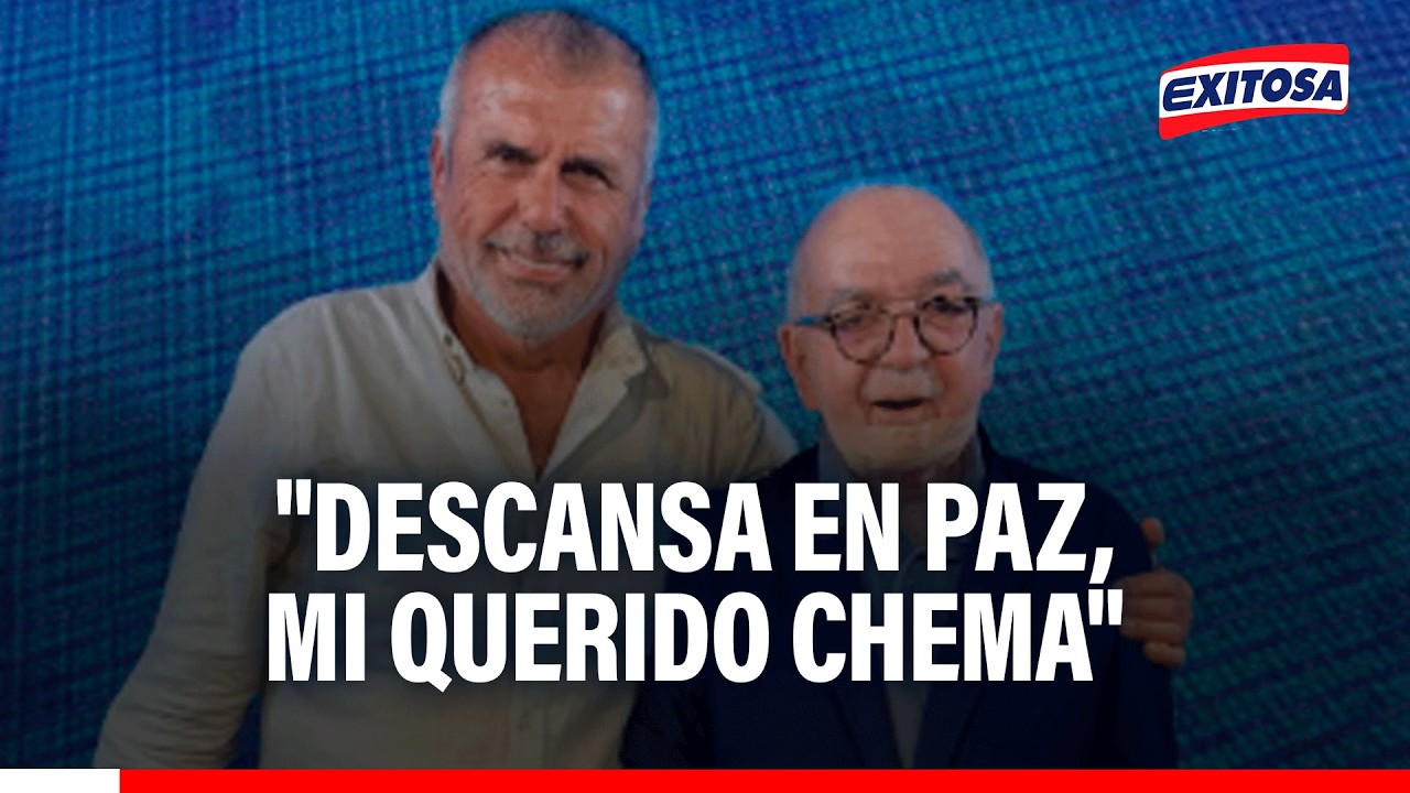 🔴🔵 Nicolás Lúcar lamenta la muerte del periodista José María Salcedo: "Descansa en paz,"