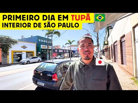 Primeiro dia de um japonês em Tupã, interior de São Paulo