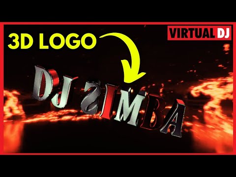 How to Create a Professional 3D DJ Name Animation (FREE & Easy) - virtual DJ tutorials