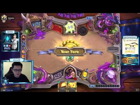 Hearthstone Amaz Playing Ranked Yogg Saron Mage
