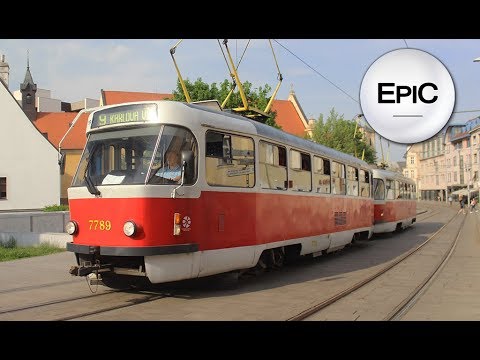 Tramways of Bratislava - Slovakia (HD)
