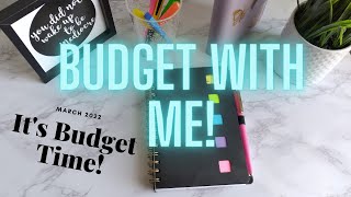 March 2022 | Budget With Me Week 1 Paycheck + Low Income Budgeter