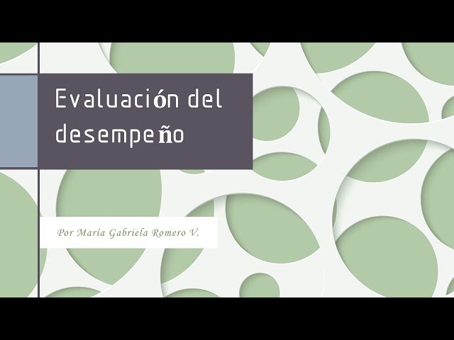 Vídeo relacionado con Evaluación del Desempeño Laboral por Competencias