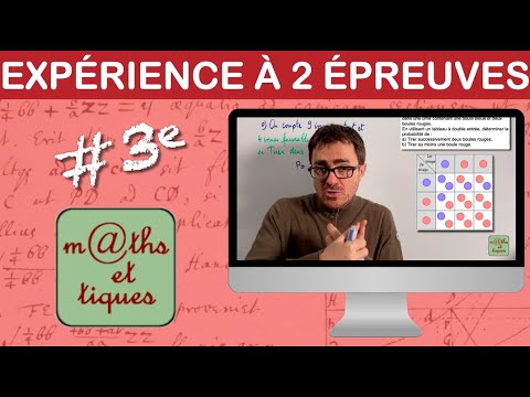 Calculer une probabilité à l'aide d'un tableau à double entrée - Troisième