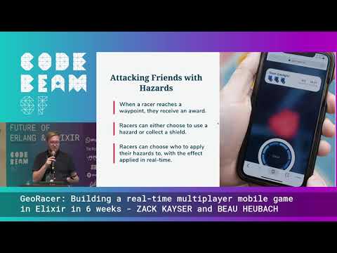 GeoRacer - a real-time multiplayer mobile game in Elixir in 6 weeks - ZACK KAYSER and BEAU HEUBACH