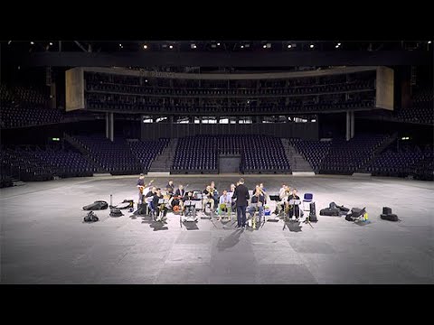 Zurich Jazz Orchestra probt im Hallenstadion Zürich