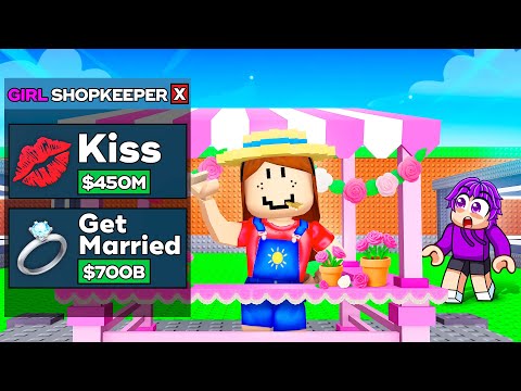 Steal a Brainrot But the SHOPKEEPER is a GIRL!