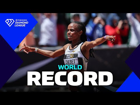 Beatrice Chebet goes under 14 MINUTES with 5000m WORLD RECORD in Eugene - Wanda Diamond League 2025