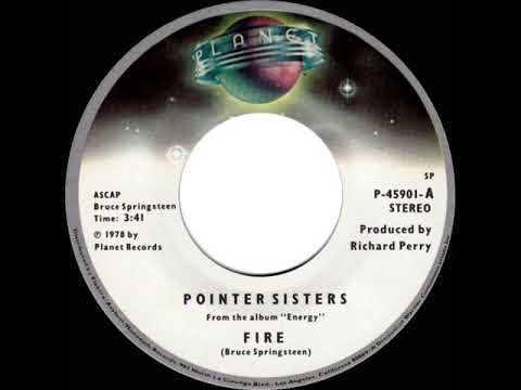 1979 HITS ARCHIVE: Fire - Pointer Sisters (a #2 record--stereo 45)