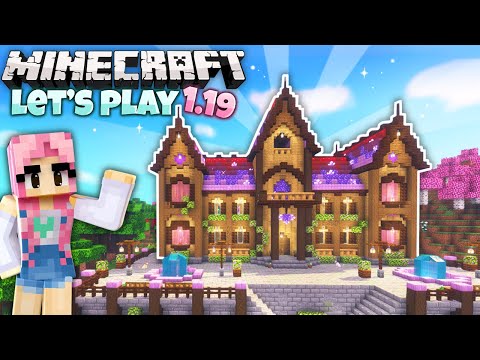 Brookella - Building my Minecraft Mansion! 🍄 | Let’s Play Minecraft 1.19 | Ep 16