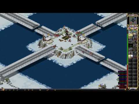 Red Alert 2 Yuri's Revenge Apocalypse mod v6.0 - Soviets on 4P map, difficult fight