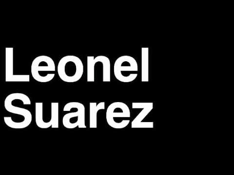 How to Pronounce Leonel Suarez Cuba Bronze Medal Decathlon 1500m London 2012 Olympics Video