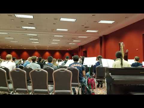 2018 TMEA - Jason K. Fettig talks to the Symphonic Band for a bit to close out the rehearsal