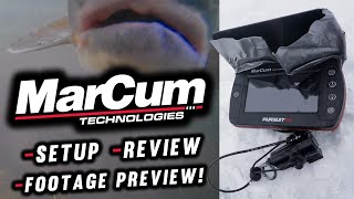 How To Set Up Underwater Cameras and Get Good Footage! ~Marcum Pursuit HD Review/Fish~