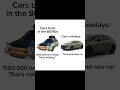 Cars Then Vs Now Go 5 Km And Then Kaput Memes Cars Automotive Carmemes