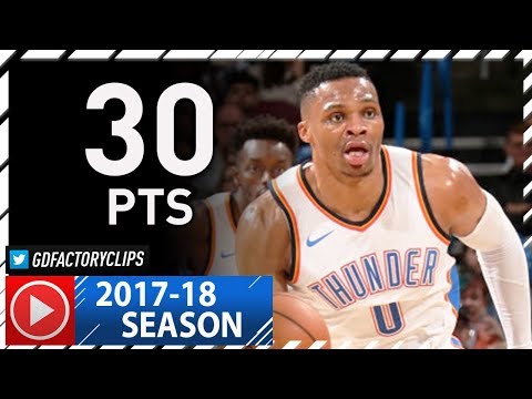 Russell Westbrook Full Highlights vs Hornets (2017.12.11) - 30 Pts, 7 Ast
