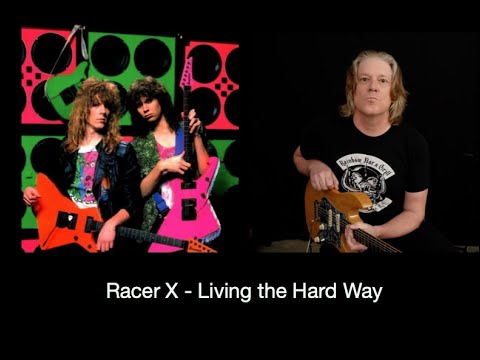 Bruce Bouillet - Racer X  Living The Hard Way Rhythm Lesson w - Backing Track