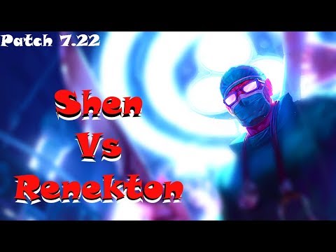 Shen Vs Renekton Preseason highlights (Patch 7.22)