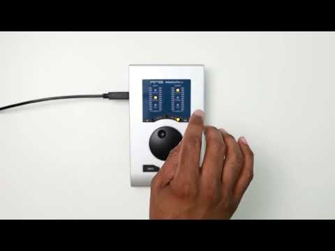 RME Babyface PRO: full control with the device buttons. Monitoring control, stand alone operation.