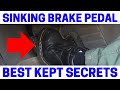 NEVER Fix A Sinking Brake Pedal Until Watching This!