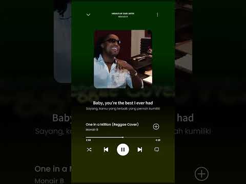 One in a million -Monair b (versi reggae) #music #newmusic #liriklagu #lyrics #lagureggae