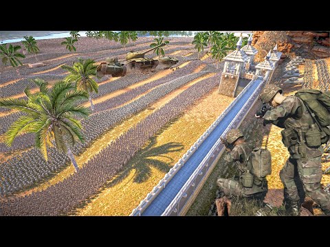 Can US SOLDIERS Save Villagers From Zombie Army? Ultimate Epic Battle Simulator 2 - UEBS 2