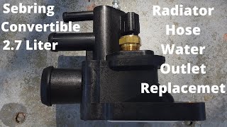 Sebring Convertible Radiator Hose Water Outlet Replacement