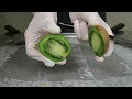 Kiwi ICE CREAM ROLLS ASMR Cooking Sounds