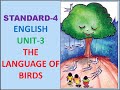 CLASS 4 ENGLISH UNIT 3 LANGUAGE OF BIRDS KERALA SYLLABUS