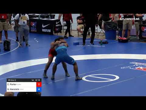 97 Kg Rr Rnd 2 Chad Porter Sunkist Kids Wrestling Club Vs G Angelo Hancock Sunkist Kids Wrestling
