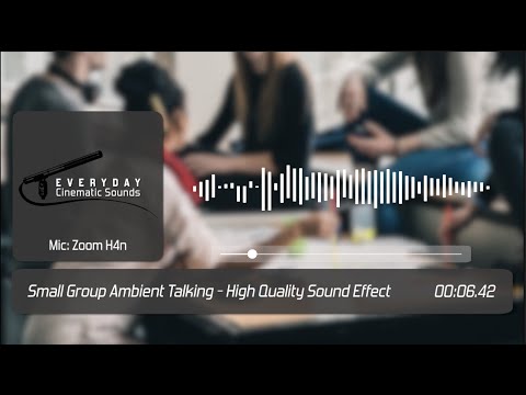 Small Group Ambient Talking | HQ Sound Effect
