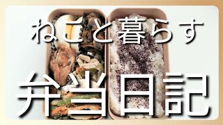 ねこと暮らす前日作り置き弁当日記です