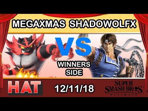 HAT 46 - MegaXmas (Incineroar) Vs. ShadoWolfX (Richter) Winners Side - Smash Ultimate