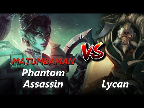 How to Phantom Assassin offlane vs Lycan/Grimstroke (feat. MATUMBAMAN) | First 10 minutes