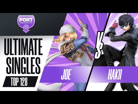 Joe vs Hakii - Ultimate Singles: Top 128 - Port Priority 6 | Sheik vs Joker